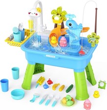 2026 Upgraded Water Table for Toddlers 1-3 - Outdoor Toys for Kids Ages 4-8 with