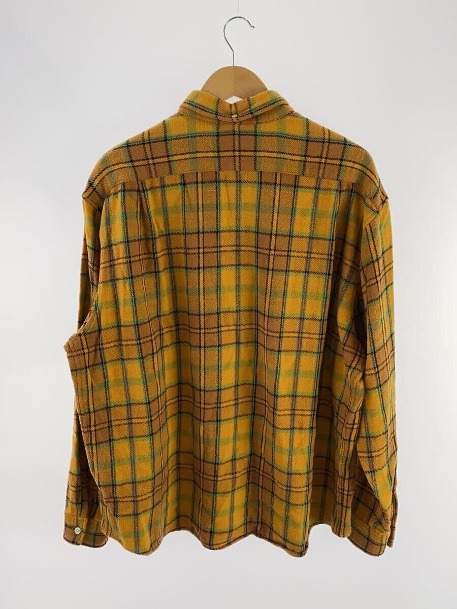 Supreme Pullover Plaid Flannel Shirts yellow L Used | eBay