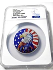 2026 $20 250th Anniversary American Eagle DOT ART 3oz Ag Early Releases PF70 UC