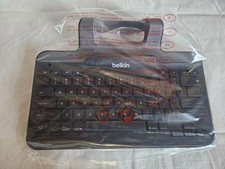 Lot of 4 Brand New Belkin Wired Keyboard w/ Stand, Lightning Connector