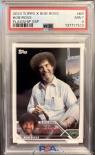2023 Topps Joy Of Baseball Bob Ross Flagship SSP #BR PSA 9