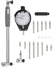 Dial Bore Gage Kit 1.4-6 In. with Self-Centering Heads for Accurate Hole Meas...