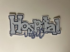 Hospital Visit Scrapbook Title Handmade Paper Pieced Die Cut