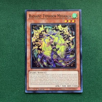 YuGiOh! - Radiant Typhoon Meghala DOOD-EN012 Super Rare 1st Edition Near Mint