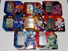 Pokemon Promo TINS LOT of 8 Opened Good Condition S&S