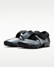 NIKE WMNS Air Rift Leather IH3656-095 Metallic Silver Black Women's US 5-12 New