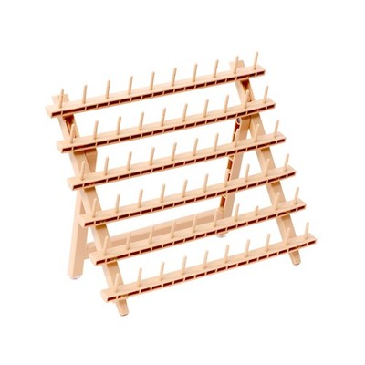Braid Rack 60 Spools PP Braiding Hair Stand Thread Sewing Organizer Quilting