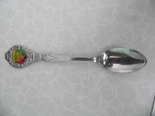 vintage collectable souvenir teaspoon Bruxelles with shield at top of handle
