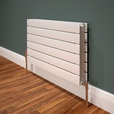 Henrad by Stelrad White Verona Plane Double Panel Designer Radiator - 592mm