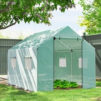 Outsunny FoliengewäChshaus, 2 X 3 X 2 M GewäChshaus, Treibhaus Mit Rollfenster