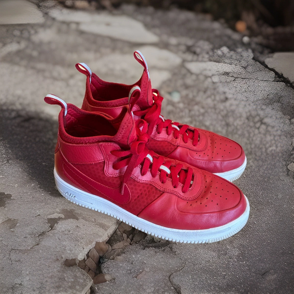 Nike Air Force 1 Men’s Size 12 Red Ultraforce Mid Shoes Sneakers 864014-600 Nike Air Force 1 Men main image 3