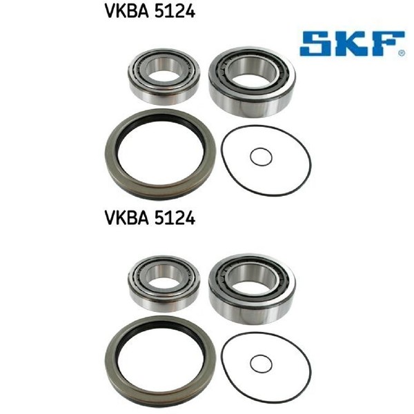 2X Radlagersatz SKF VKBA5124 2 Radlager Satz Links Rechts-image