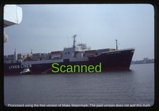 Original Slide - Lykes Lines Container Ship Doctor Lykes - Newport News - 1976