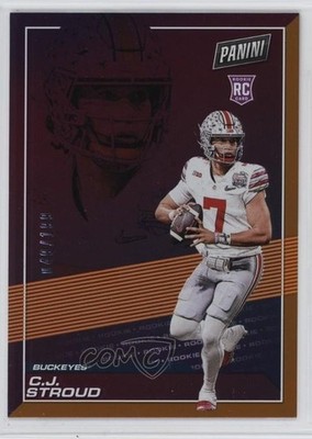 2023 Panini Player of the Day Rookies Orange 49/199 CJ Stroud #RC2 RC 4g8