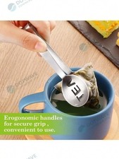 Stainless Steel Tea Bag Teabag Mini Tongs Squeezer Strainer Holder Grip Ice Cube