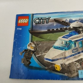 LEGO&reg; City 7741 Police Helicopter Instruction Manual ONLY Booklet 2008