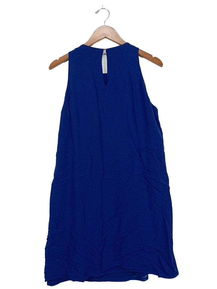 MANGO Vestido tipo overol Mujeres Vestido Talla EU 40 azul look casual - Imagen 2 de 4