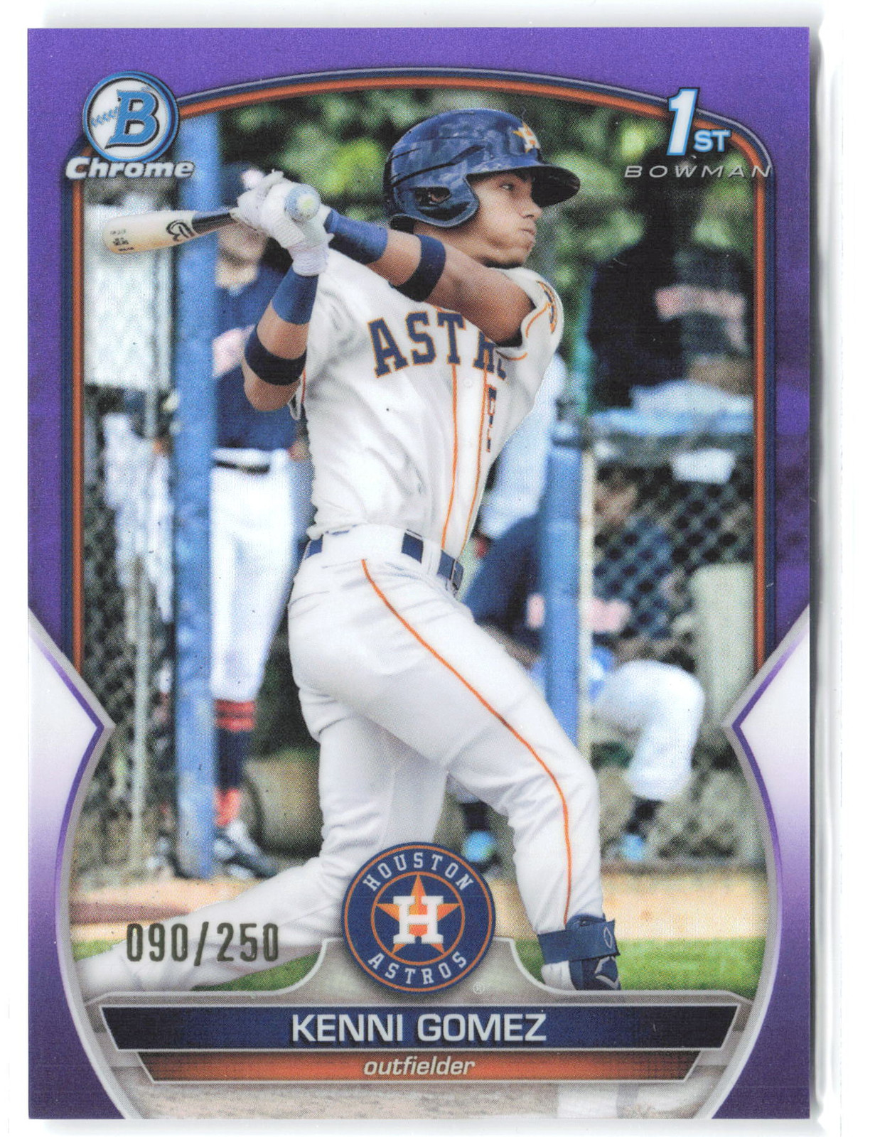 2023 Bowman Chrome Kenni Gomez Purple Refractor Prospects #/250 BCP-40
