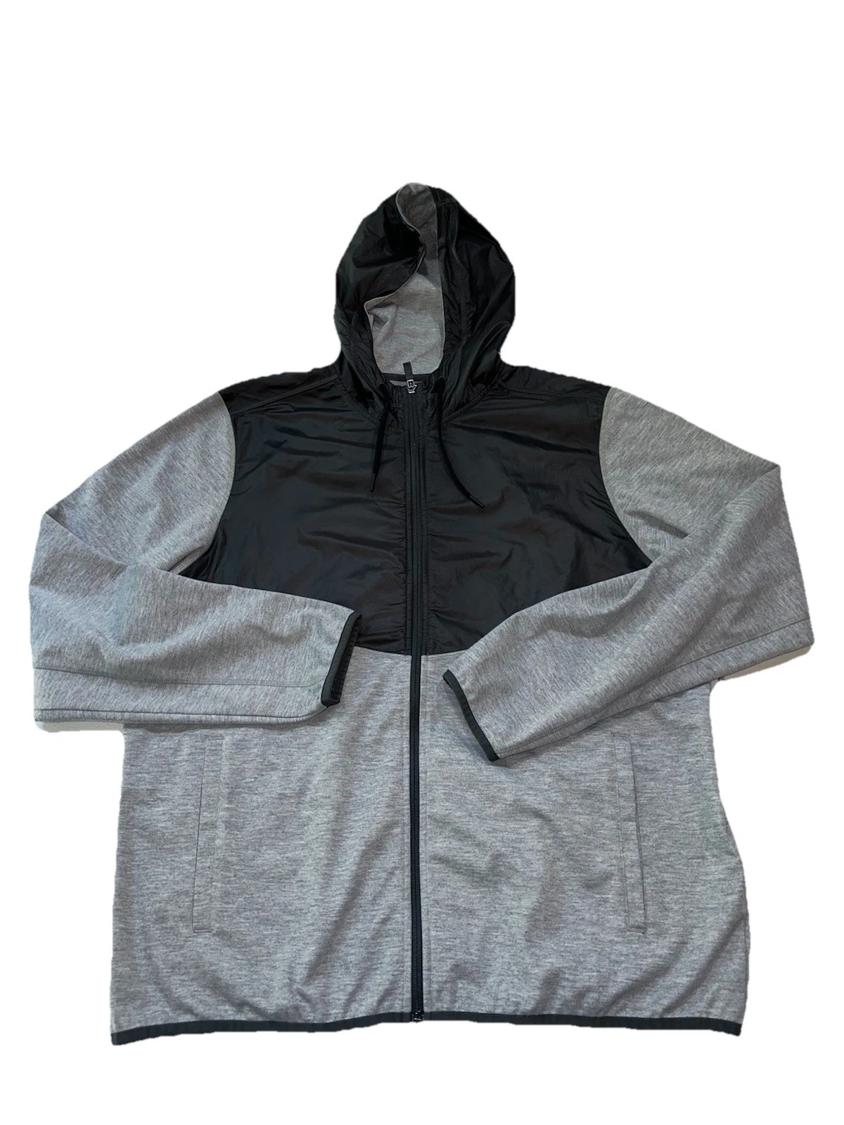 Rhone Mens Tech Terry Hoodie XL TEC-182 Full Zip Hooded Hybrid Jacket