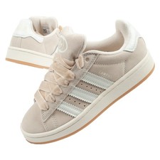 Adidas Campus 00s Damen Sneaker Retro Freizeitschuhe Alltag Leder Y2K Beige/Weiß