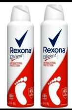 Rexona 2pack Efficient Aerosol foot powder  153 ml each