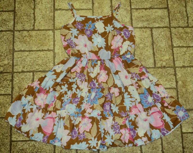 Girl's Floral Ruffled Sundress By 2 Hip. Sz. 8. Cute!