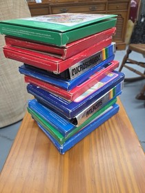 LOT OF ELEVEN (11) INTELLIVISION VIDEO GAME CARTRIDGES WITH BOXES! UNTESTED