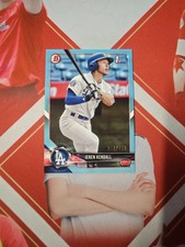 2018 Bowman Baseball Base 1st Rookie Aqua Jeren Kendall /499