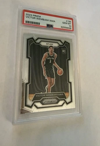 2023-24 Panini Prizm Victor Wembanyama #136 (RC) PSA 10