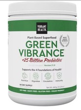 Vibrant Health Green Vibrance Plant-Based Superfood Powder - 60 Servings-660g