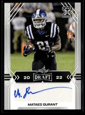 2022 Leaf Draft Autographs Mataeo Durant Auto Duke Blue Devils #BA-MD1