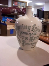 Spring Lake Hand Made Sour Mash Bourbon Jug Klein Bros & Hyman KT &T China