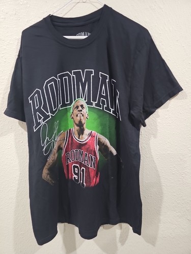 Vintage Dennis Rodman Number 91 Chicago Bulls Basketball Epic LARGE - Picture 3 of 17