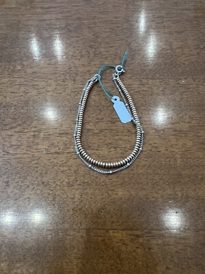 Bracciale Doppio In Argento 925. Il Bracciale Ha Una Parte Bagnata In Oro Rosa