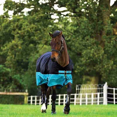 Horseware Mio Regendecke Weidedecke Pferdedecke lite schwarz Größe wählbar