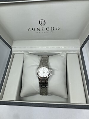 Concord Saratoga Swiss-Made Stainless Steel Watch –Quartz | eBay