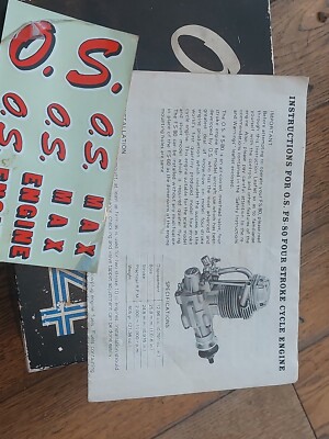 OS FS-80 エンジン O.S. FS-80 ENGINE 13cc Four Stroke | eBay