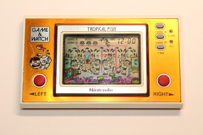 Nintendo game (ゲームワッチ)TROPICAL FISH NINTENDO GAME & WATCH ORIGINAL 