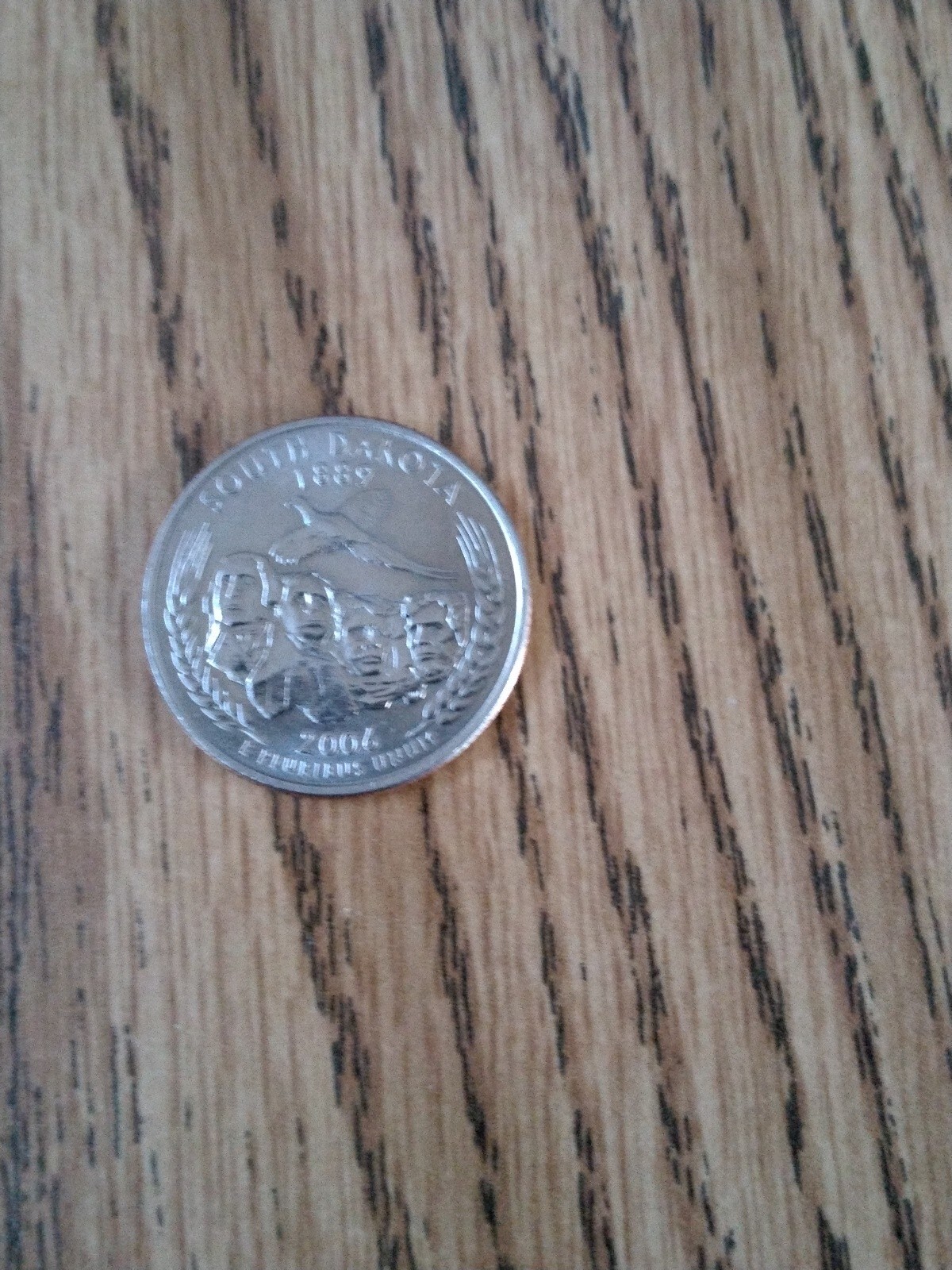 2006 D South Dakota Quarter STRUCK THROUGH GREASE OBVERSE! Mint Error Coin! eBay