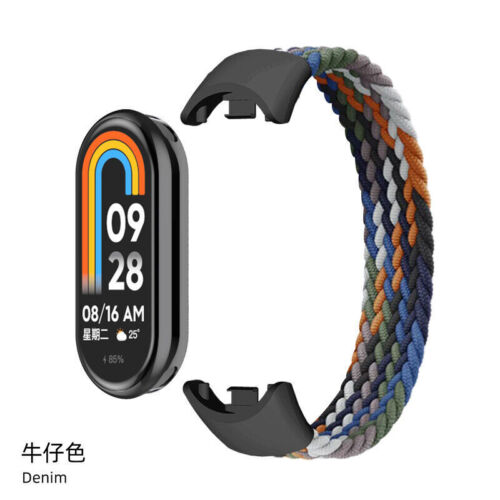 For Xiaomi Mi Band 8 / 8 NFC Nylon Silicone Stainless Strap Band Replacement - Picture 174 of 303