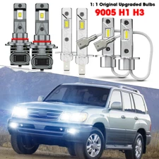 For Lexus LX470 1998-2007 6pcs LED Headlight High/Low Beam + Fog Light Bulbs Kit