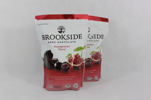 2 Bags Brookside Dark Chocolate Pomegranate Flavor 32 Oz Each New Free Shipping - 第 1/2 張圖片