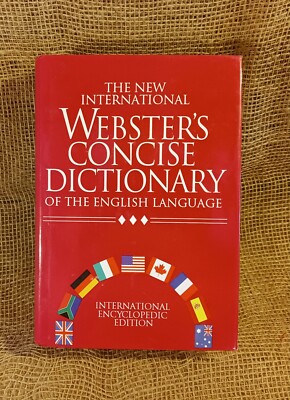 Webster's Concise Dictionary ~ International Encyclopedic Edition ~ 2000 ~ HC/DJ