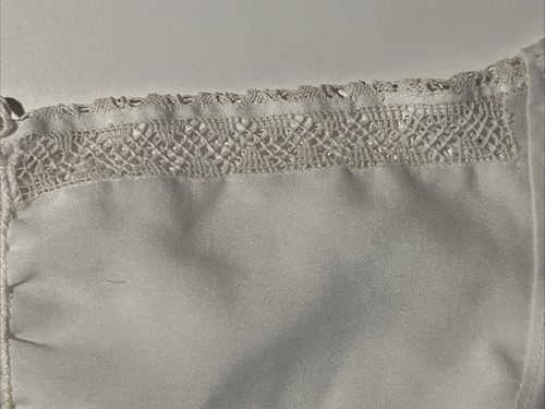 Antique Child’s White Shirt Pulled Work & Lace Edging Button Down Vintage EUC - Picture 9 of 19