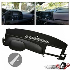Complete Black Dash Board Cover Cap For 07-13 Silverado Ls Lt Wt Sierra Sl Sle