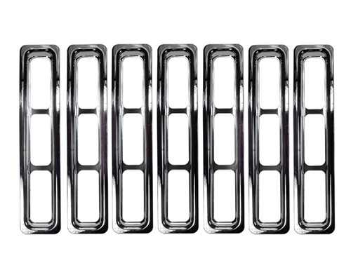 Calandre Jeep Wrangler TJ enjoliveur chromé anti-corrosion