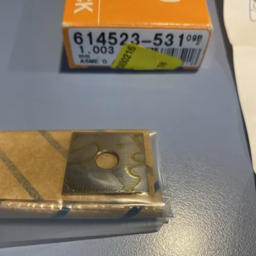 Sealed Mitutoyo Gauge Block With Paperwork Steel ASME 0 614523-531.  1.003mm