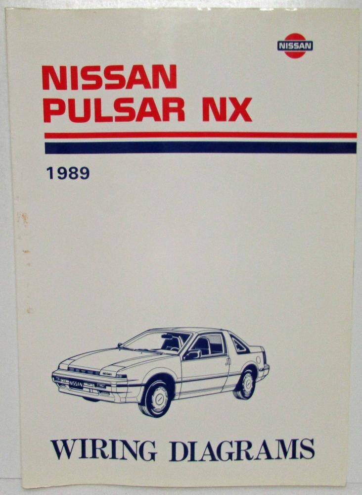 1989 Nissan Pulsar NX Electrical Wiring Diagram Manual | eBay