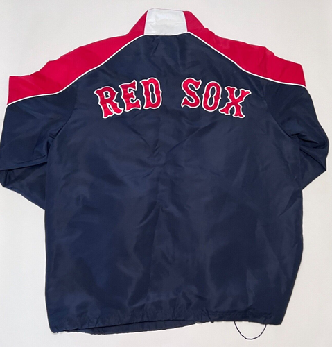 Giacca a vento vintage Gill Cari Banks uomo grande Boston Red Sox ricamata - Foto 2 di 7