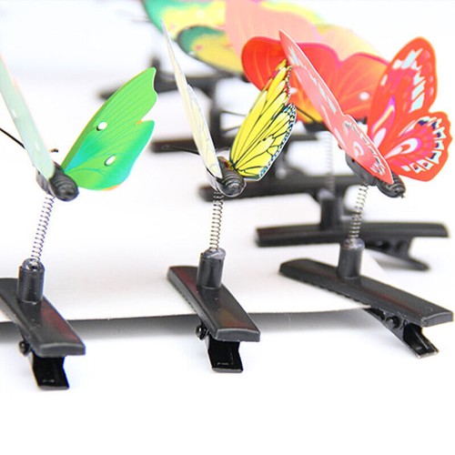Clips Pince Cheveux Clamp Papillon Crocodile Crabe Coiffure Salon 10 Pièces - Picture 5 of 15